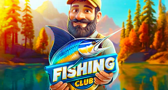 A serene and aquatic image of the game 'Fishing Club', capturing the tranquility and excitement of a day spent by the water, angling for the big catch.